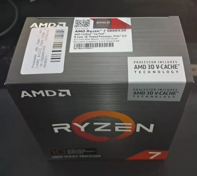 [Novo/LACRADO] Processador Ryzen 7 5800X3D NF Kabum Leiam o anuncio