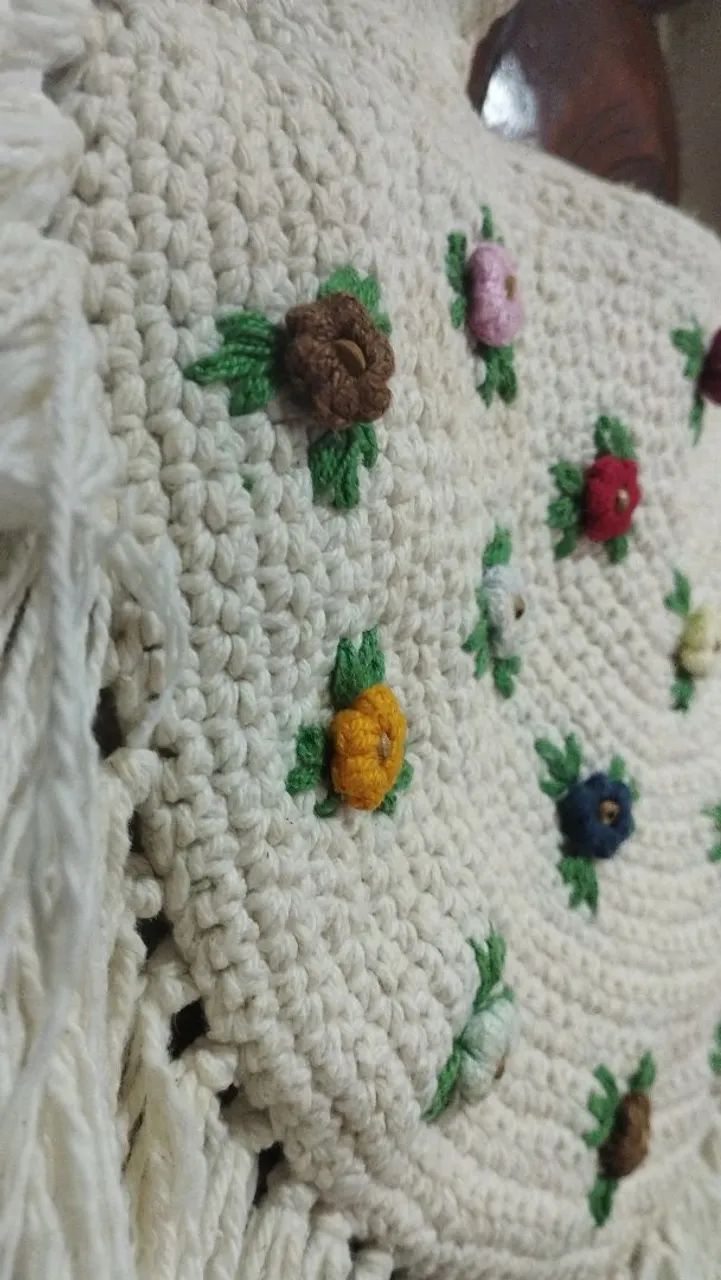 Bolsa Artesanal em Crochê  - Foto 5