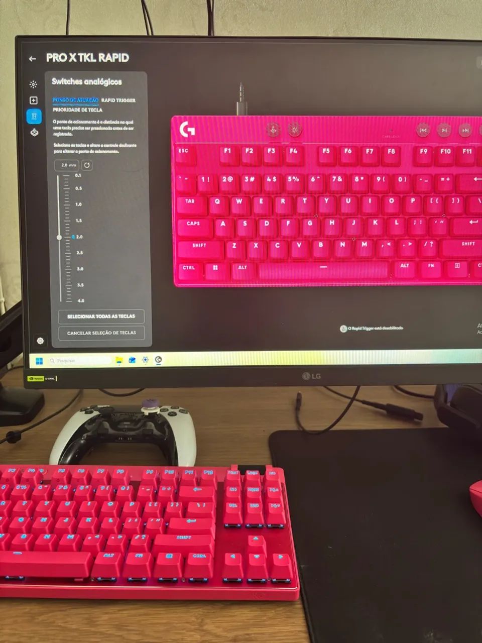 Teclado Logitech PRO X TKL RAPID - Foto 2