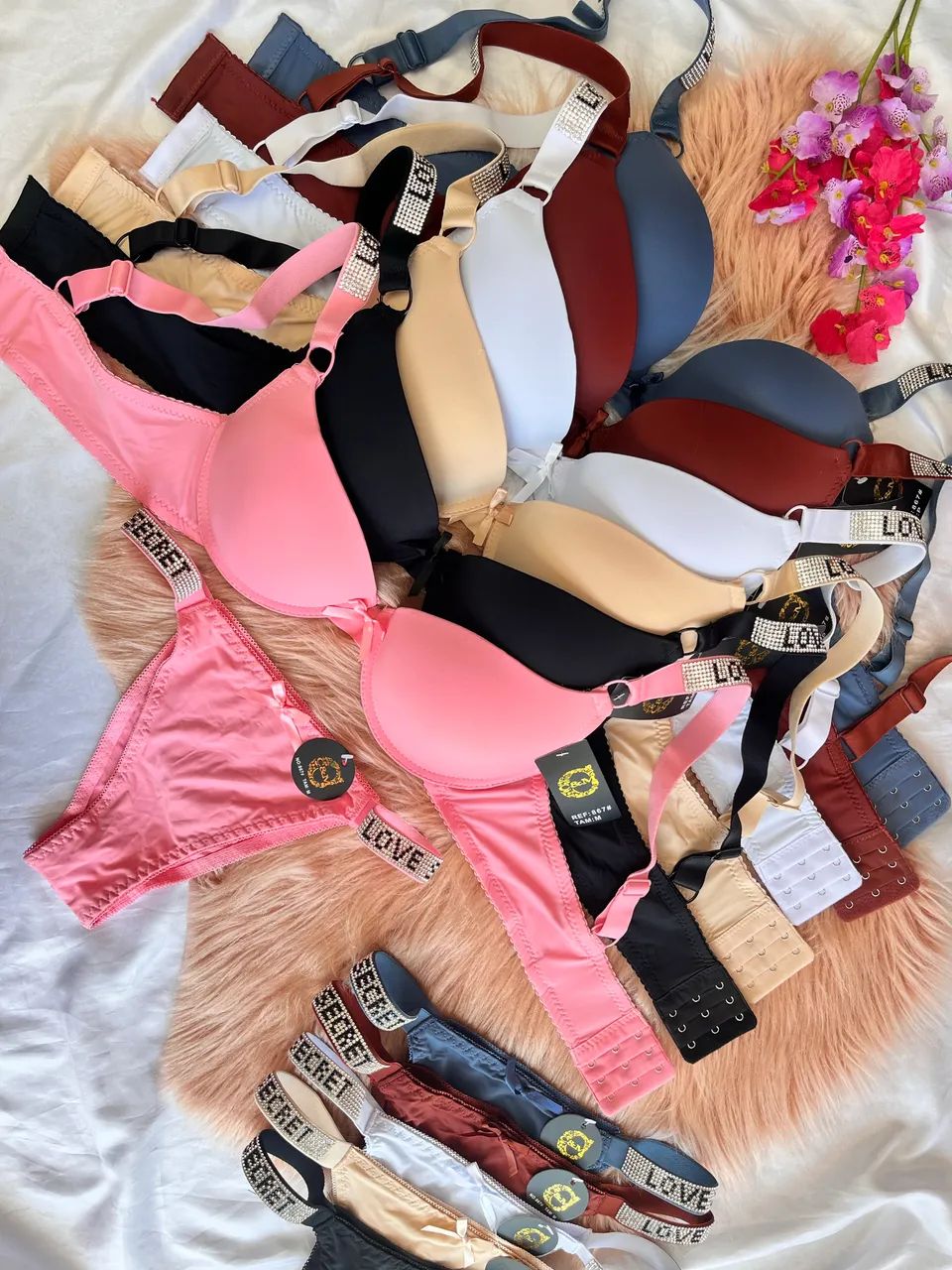 Kit 6 conjuntos de lingerie importados atacado para revenda ou uso próprio  - Foto 6