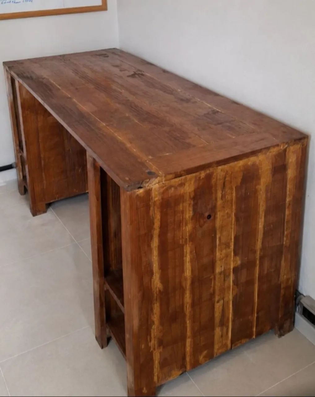 Escrivaninha em madeira rustica - Foto 2