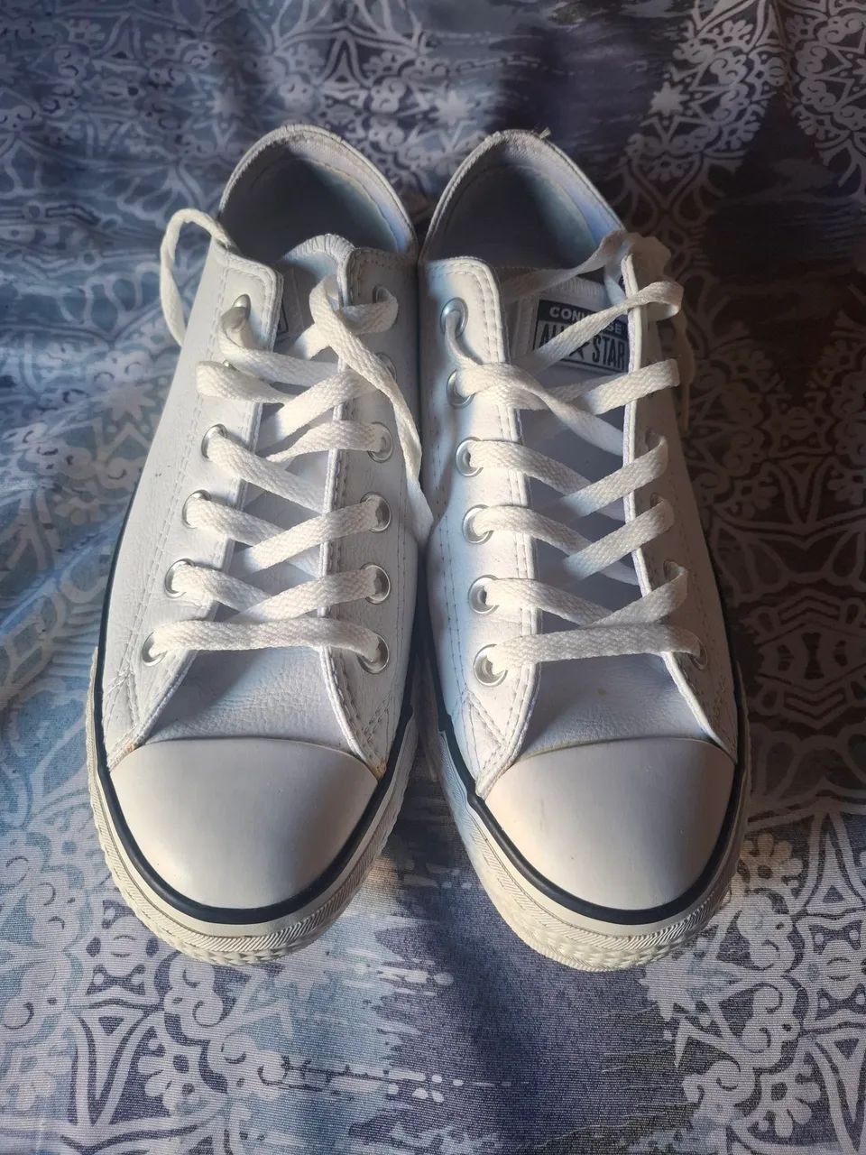 Tênis All Star Couro Branco 