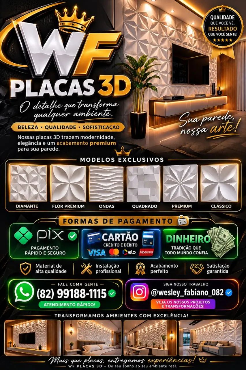 Placas 3D 30x30  - Foto 2
