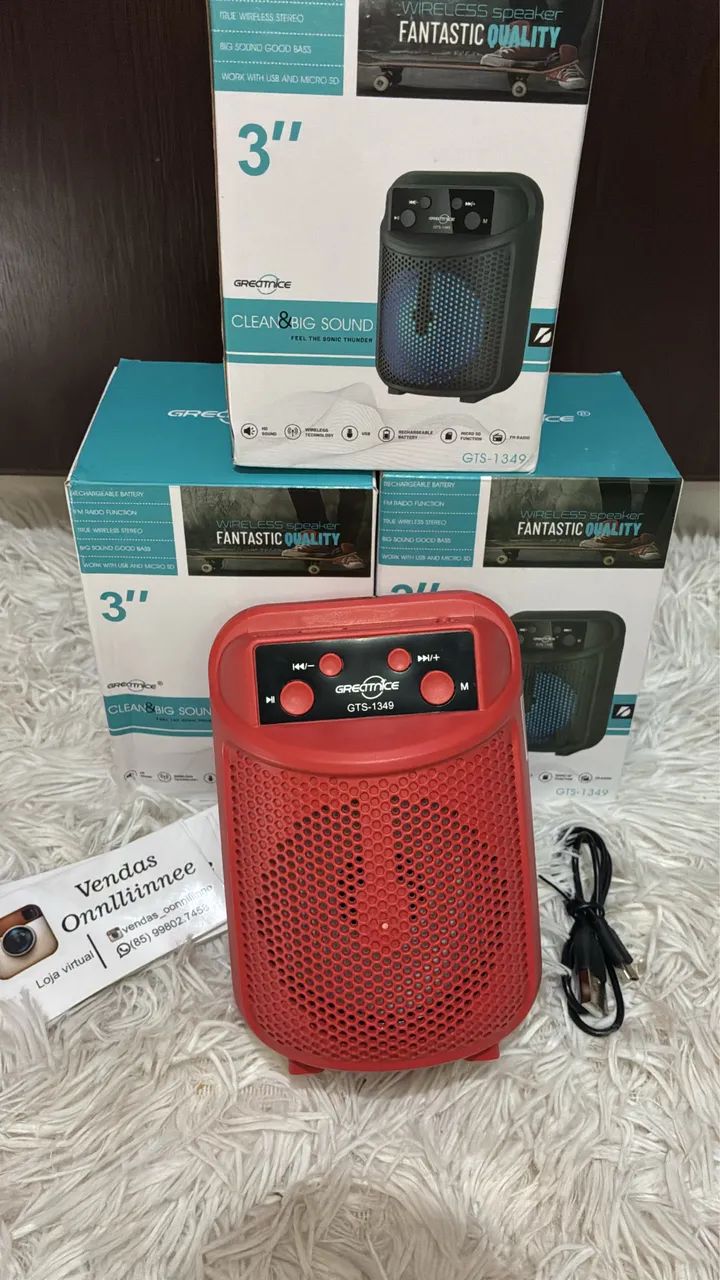 Caixinha de som Bluetooth  - Foto 2