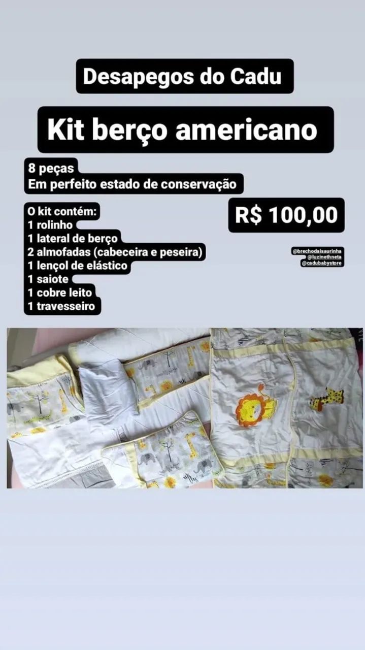 Kit berço 