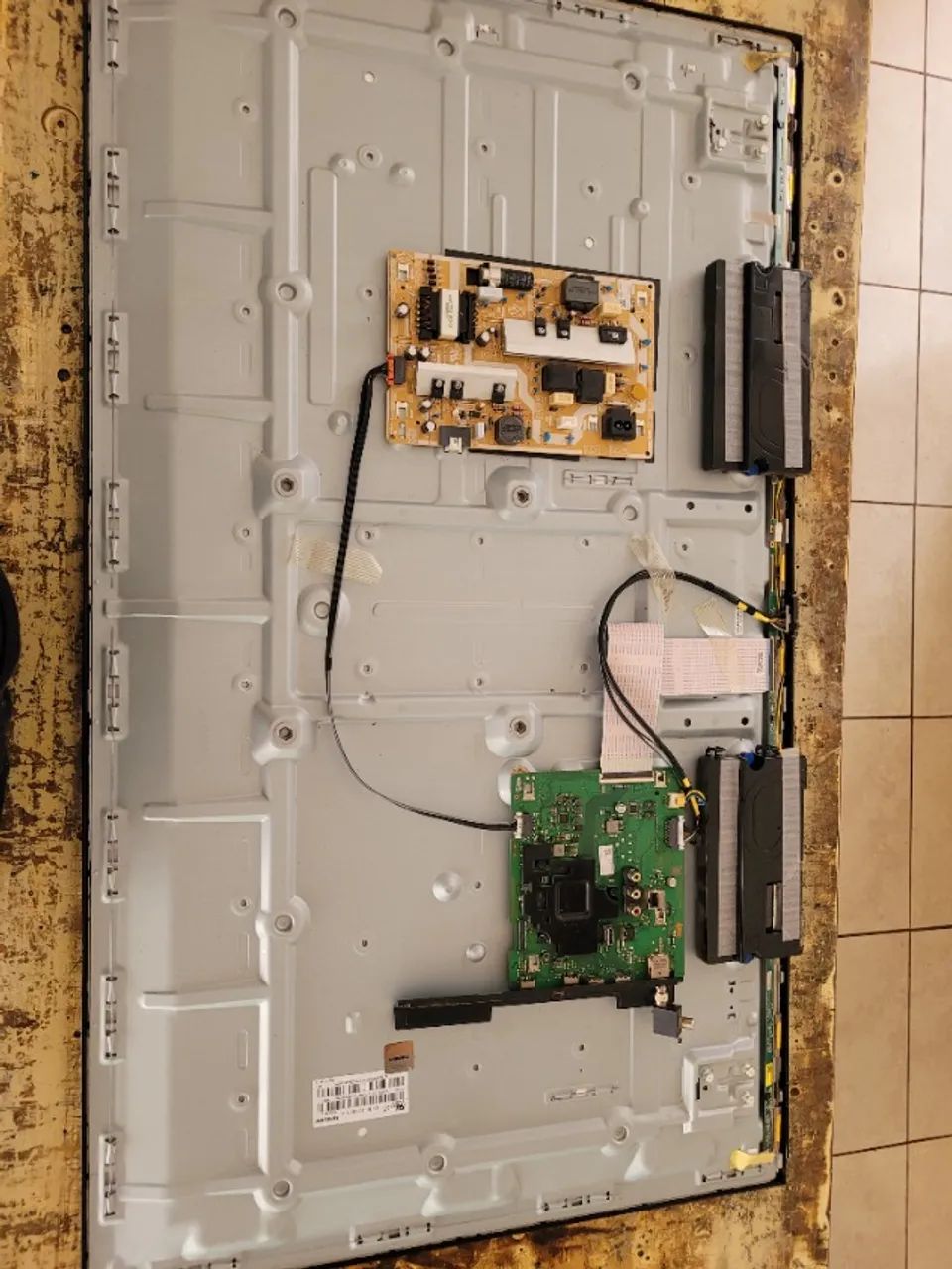 TV Samsung Smart 50 polegadas com defeito visor/tela - para peças - Foto 4