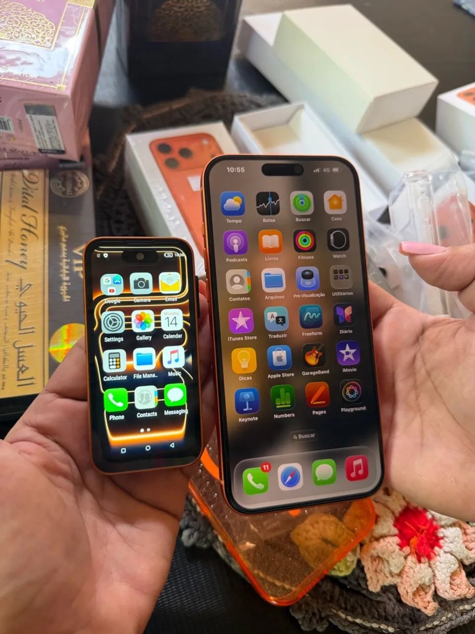 Mini iPhone modelo, Android 64g , 2 chips - Foto 2