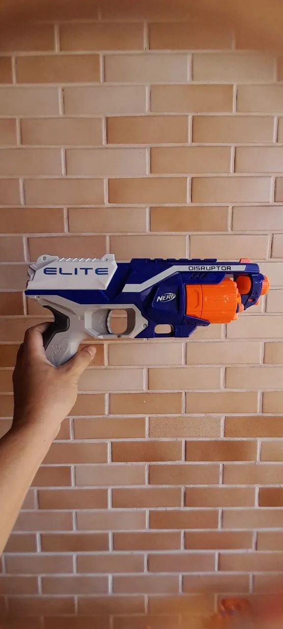 Nerf disruptor elite com 6 munições 