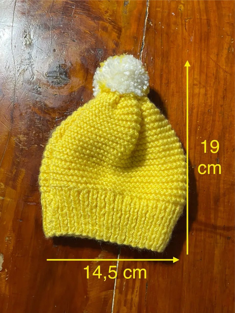 Touca Infantil Inverno com Pompom Tricô Quentinha, Macia e Confortável p/ Bebês e Crianças - Foto 2