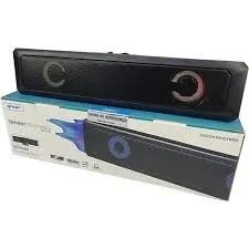 Caixa de Som Para Pc Gamer Sound Bar Led Usb