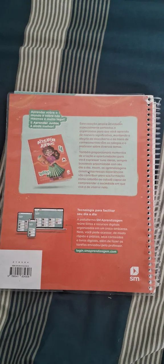 Livro História Aprender juntos 4 ano Sm Educação