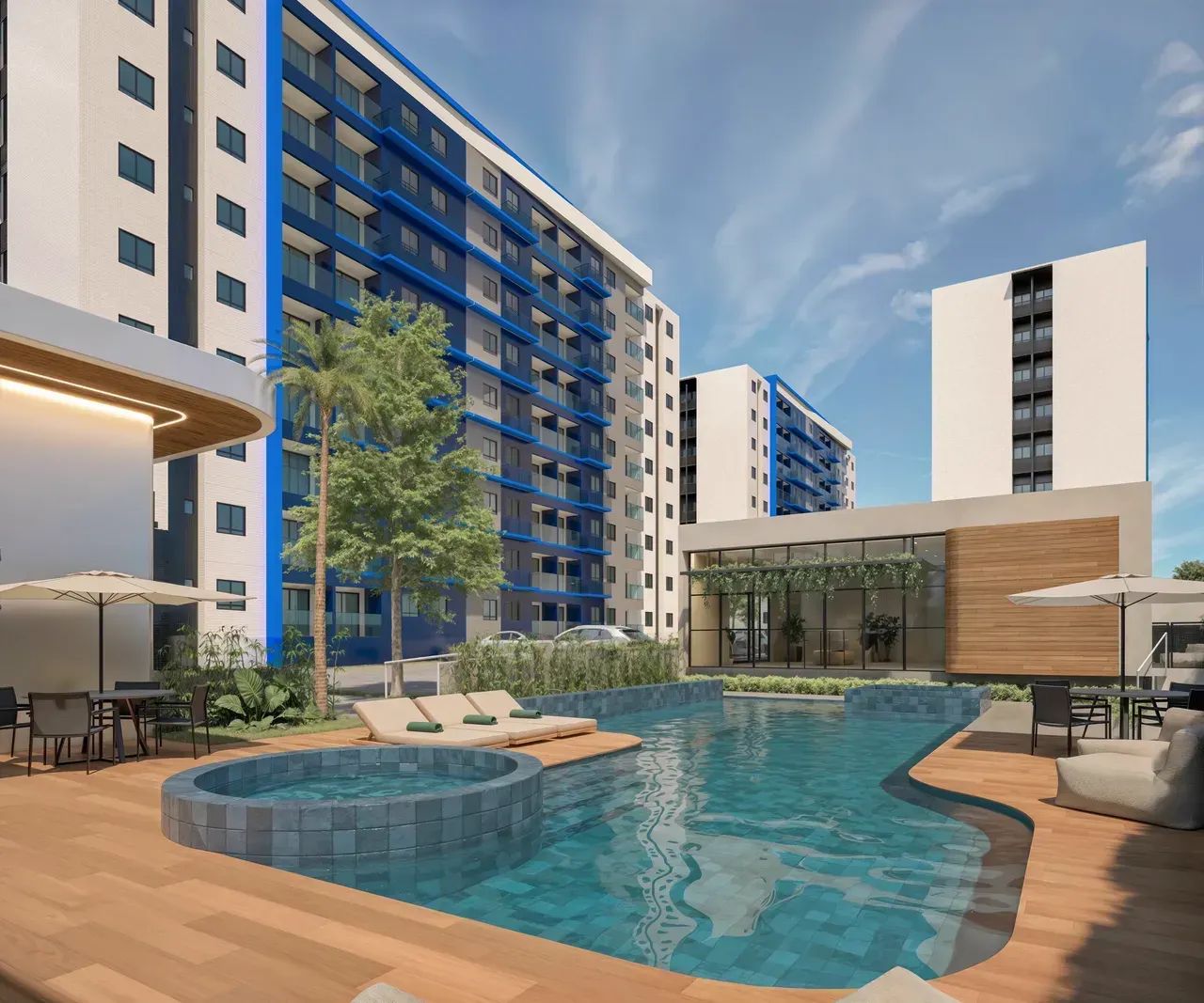 Apartamento com 02 quartos e 03 quartos nos Bancários