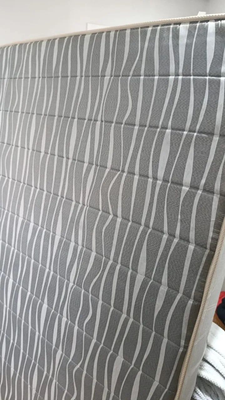Cama box casal com colchão de molas casal  - Foto 2