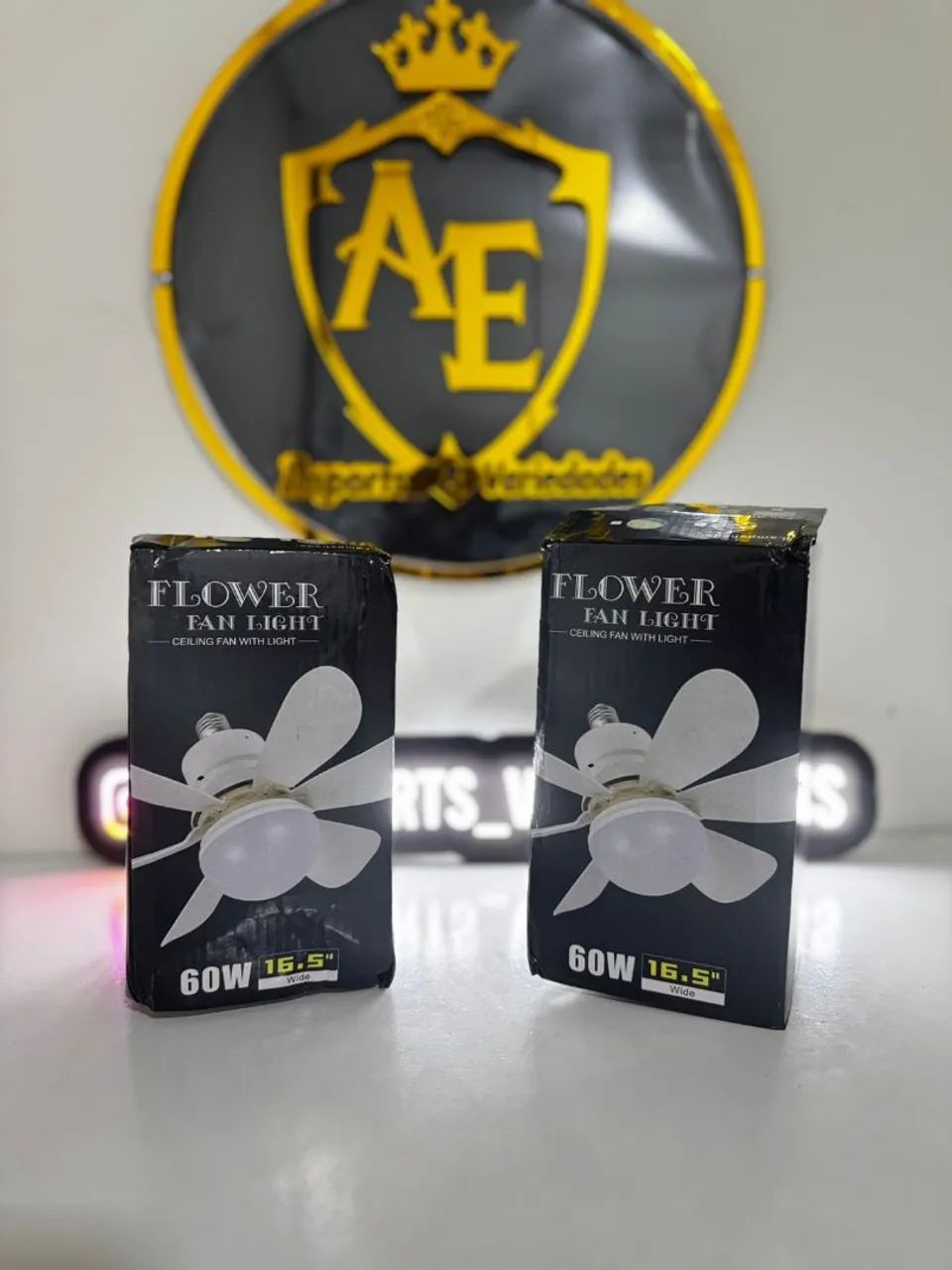 Mini ventilador de teto com lâmpada  - Foto 4