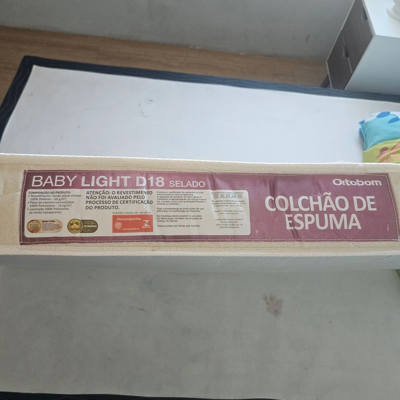 Colchão infantil Ortobom baby D18 Selado