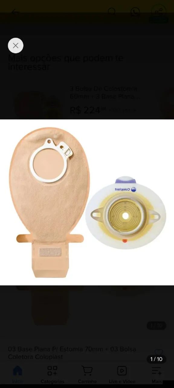 Bolsa de colostomia  - Foto 2