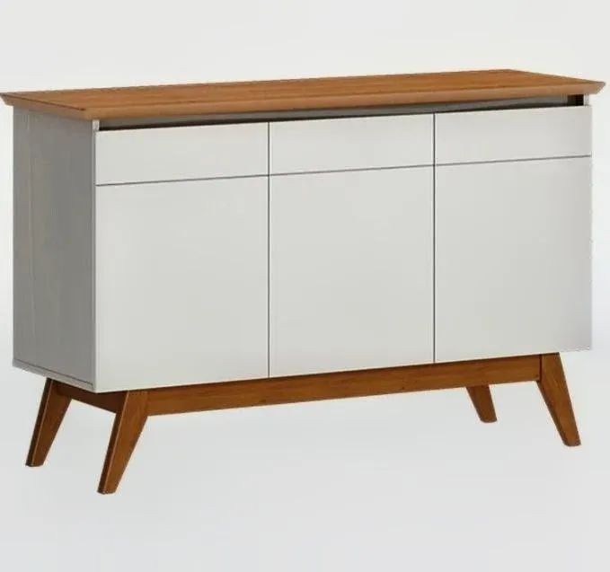Lindo conjunto para escritorio com 3 poltronas, 1 sofa e 1 buffet - Foto 2