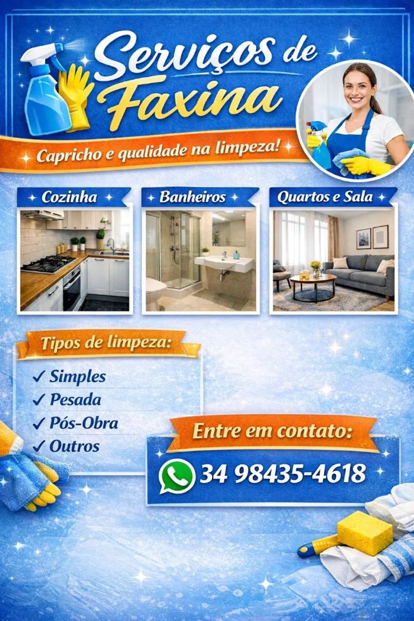 Faxineira/diarista 