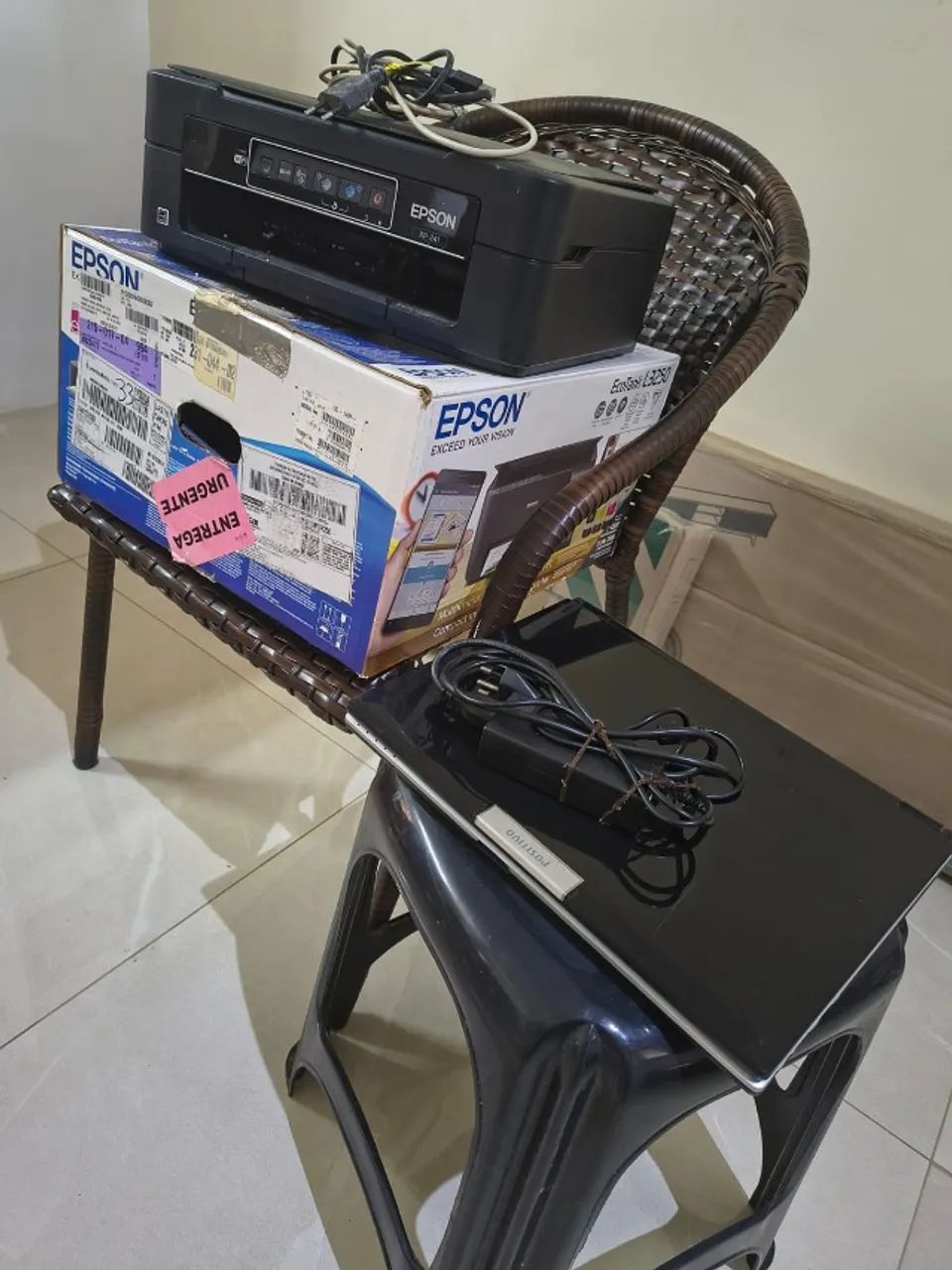 NOTEBOOK E IMPRESSORA__RETIRADA PEÇAS - Foto 5