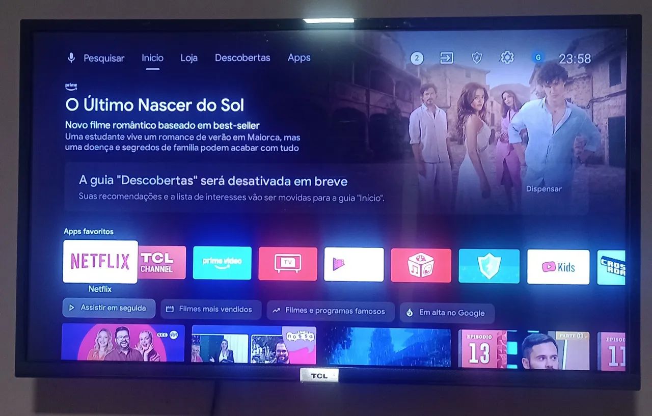 Smart tv TCL 28 polegadas"pra vender hj" 280 R$
