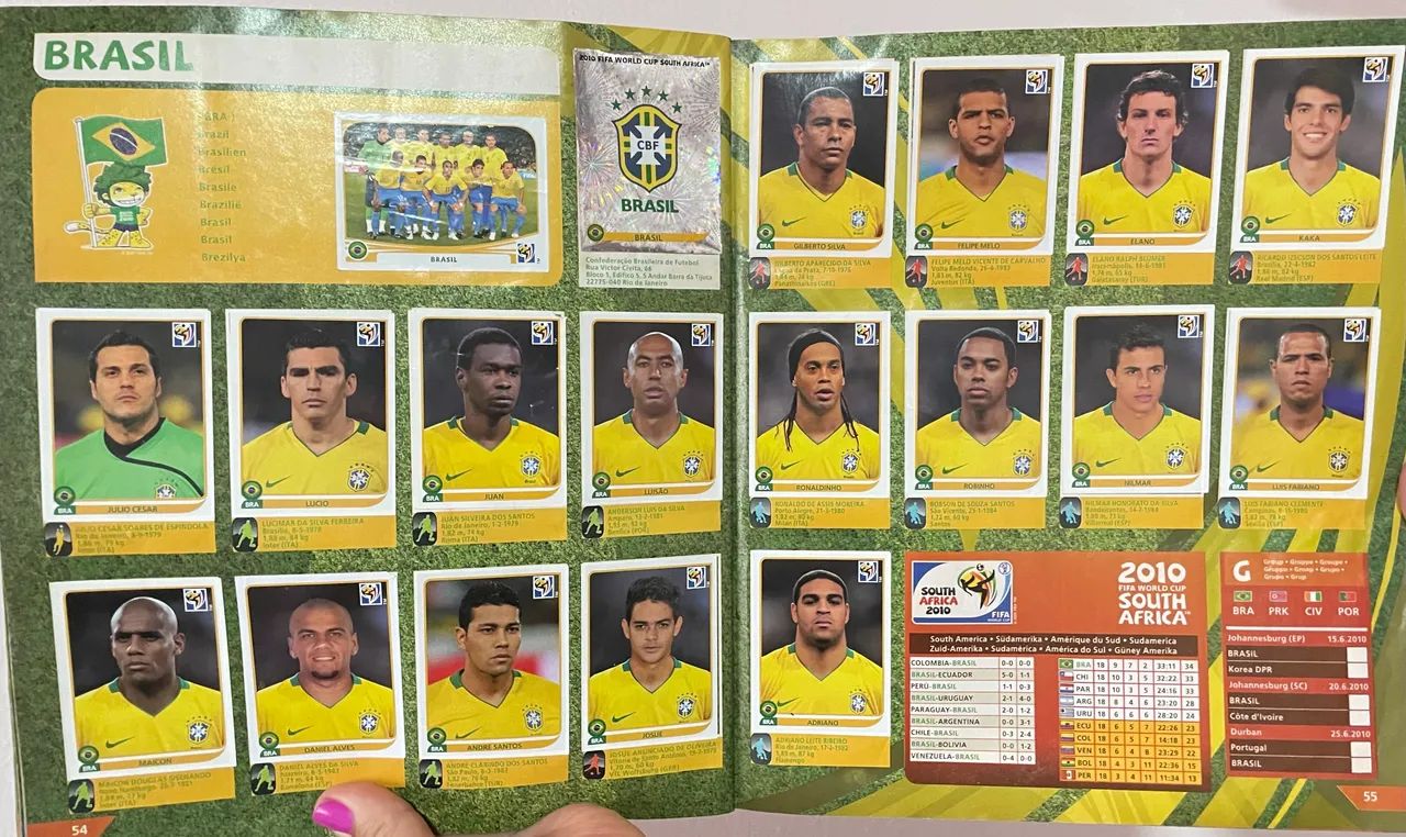 Álbum Copa do Mundo 2010 Panini Original - Foto 3