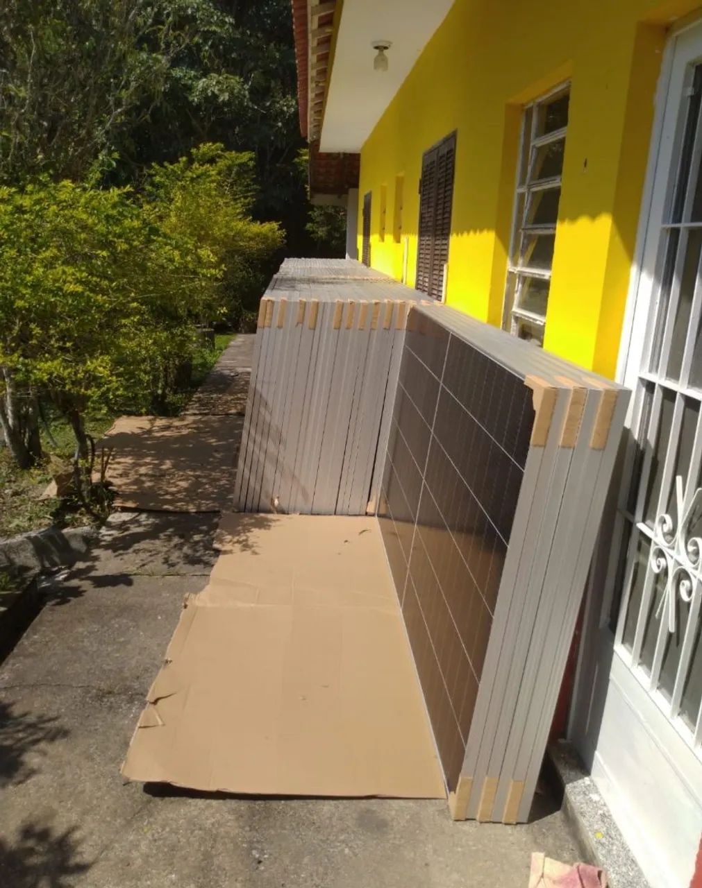 Painel Placa solar e inversor 