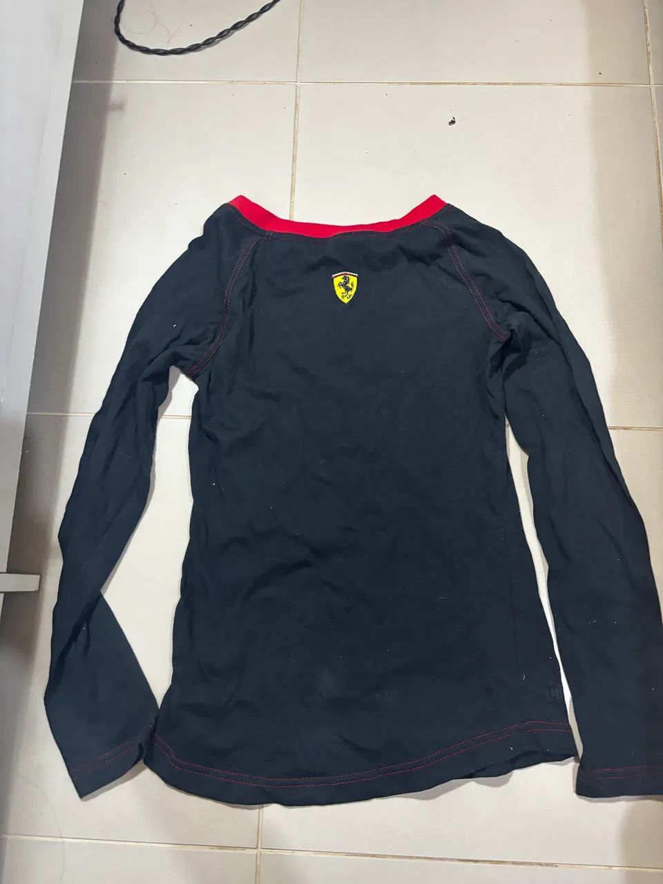 Camisa manga comprida Puma ferrari original 