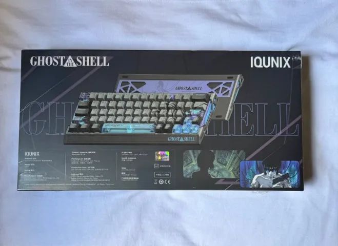 Teclado IQUNIX EV63 Ghost in the Shell Edition - Cyber Blue - Foto 5