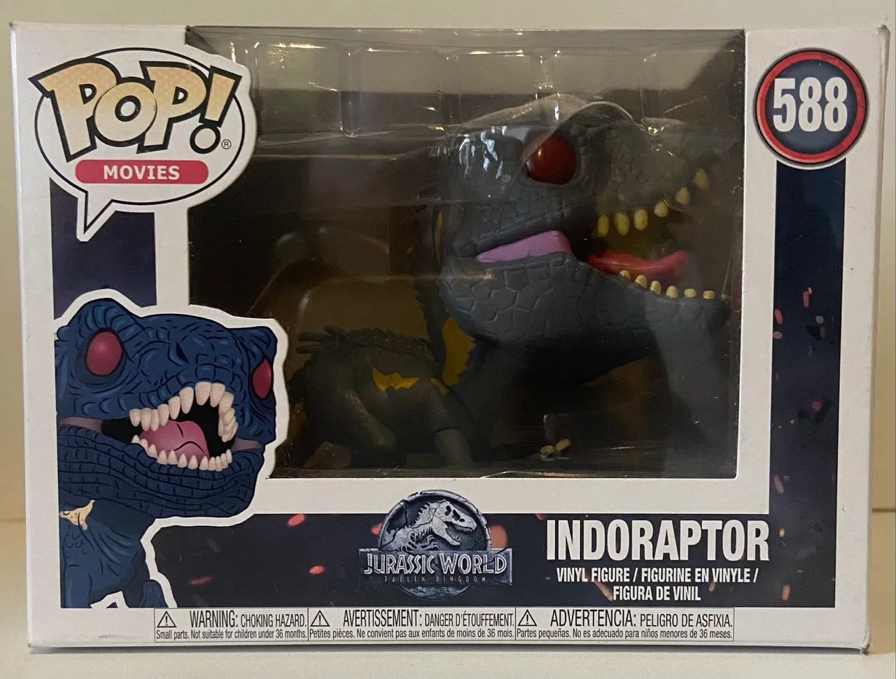 Funko Pop! #588 Jurassic World Indoraptor - Hobbies e coleções