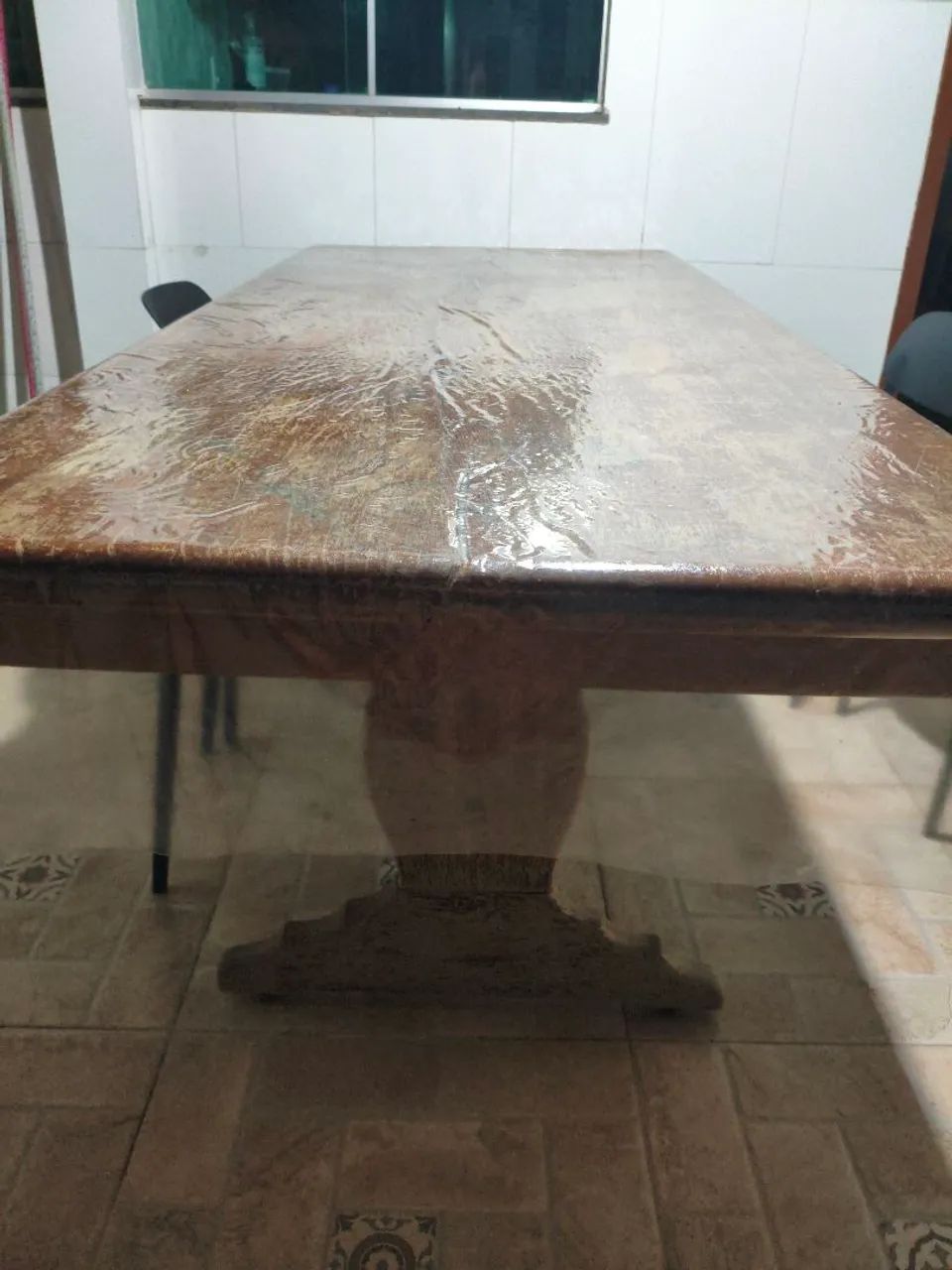Vendo Mesa de Madeira Artesanal 