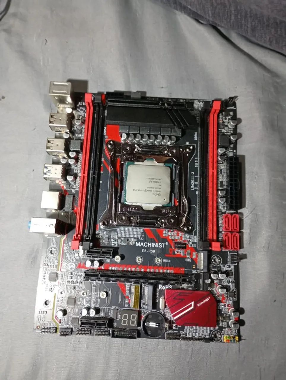 Kit placa mãe X99 E5-Rs9 gamer intel com processador Intel xeon E5 2670 v3 - Foto 2