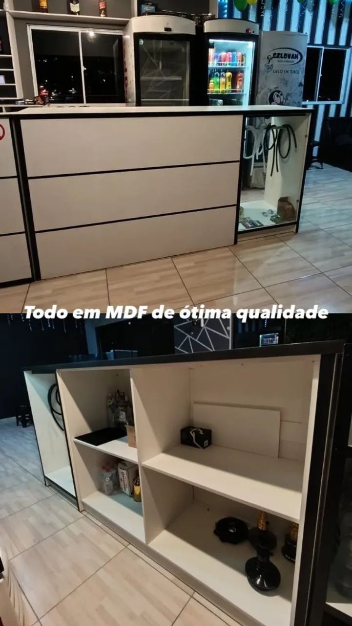 Balcão Novo todo em MDF