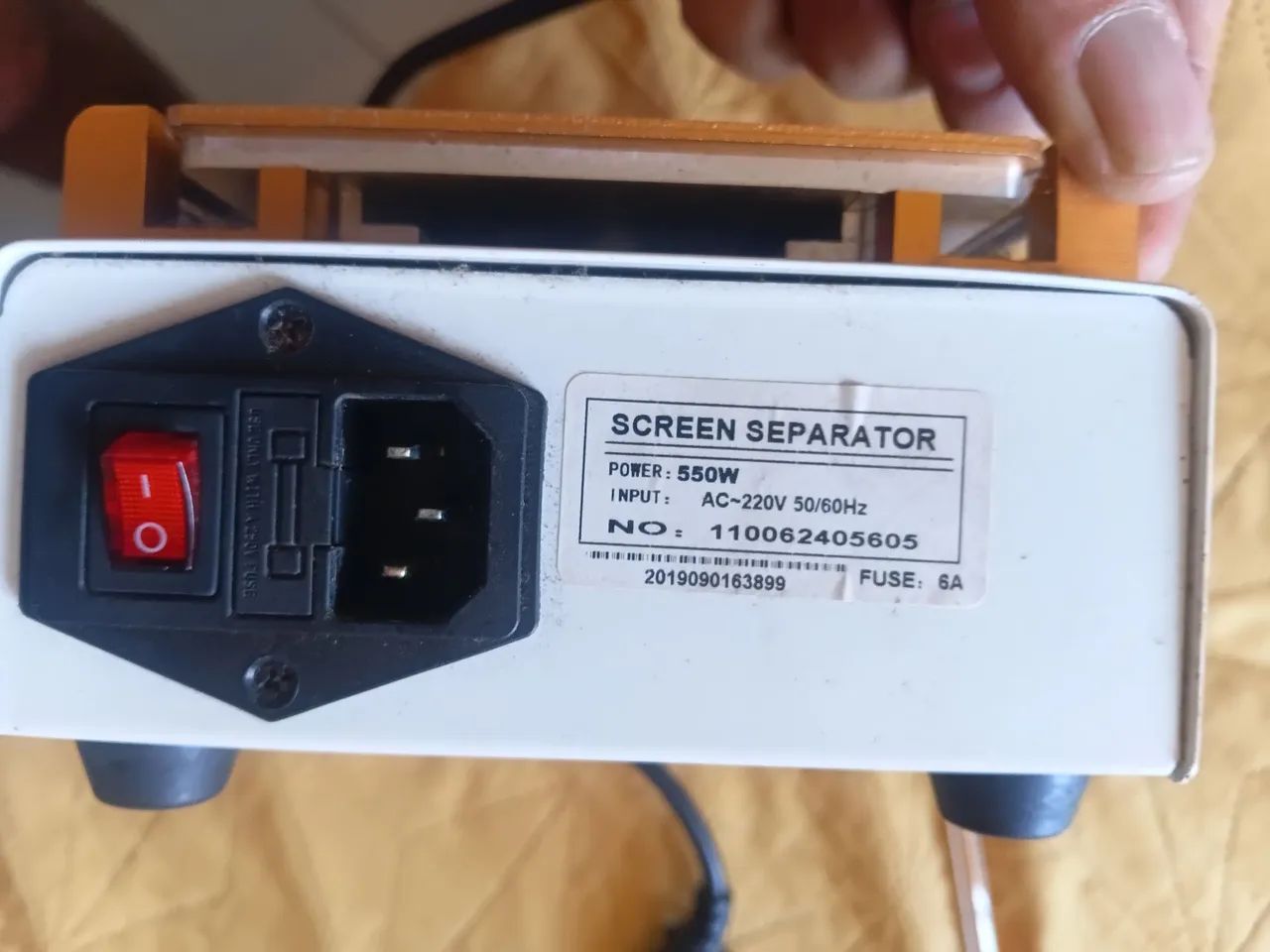 Vendo máquina separadora de touch e LCD - Foto 4