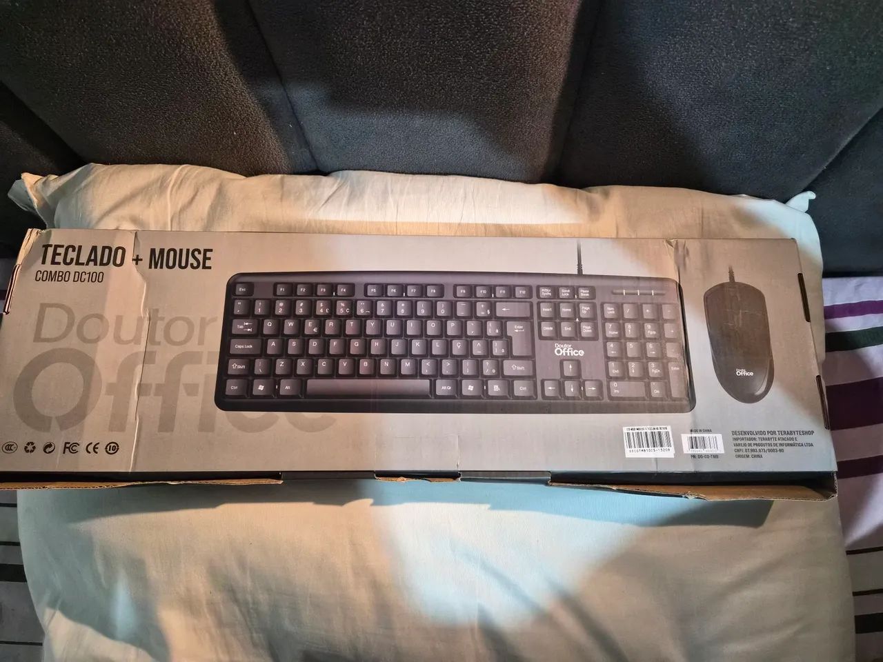 Kit Teclado e Mouse USB Doutor Office DC100 (Novo na Caixa / ABNT2) - Foto 4