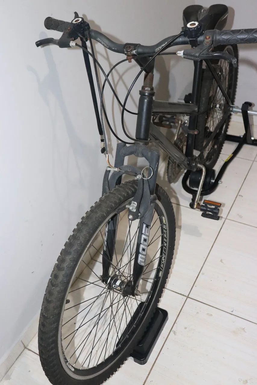 Bicicleta Aro 18 + suporte de cardio - Foto 4
