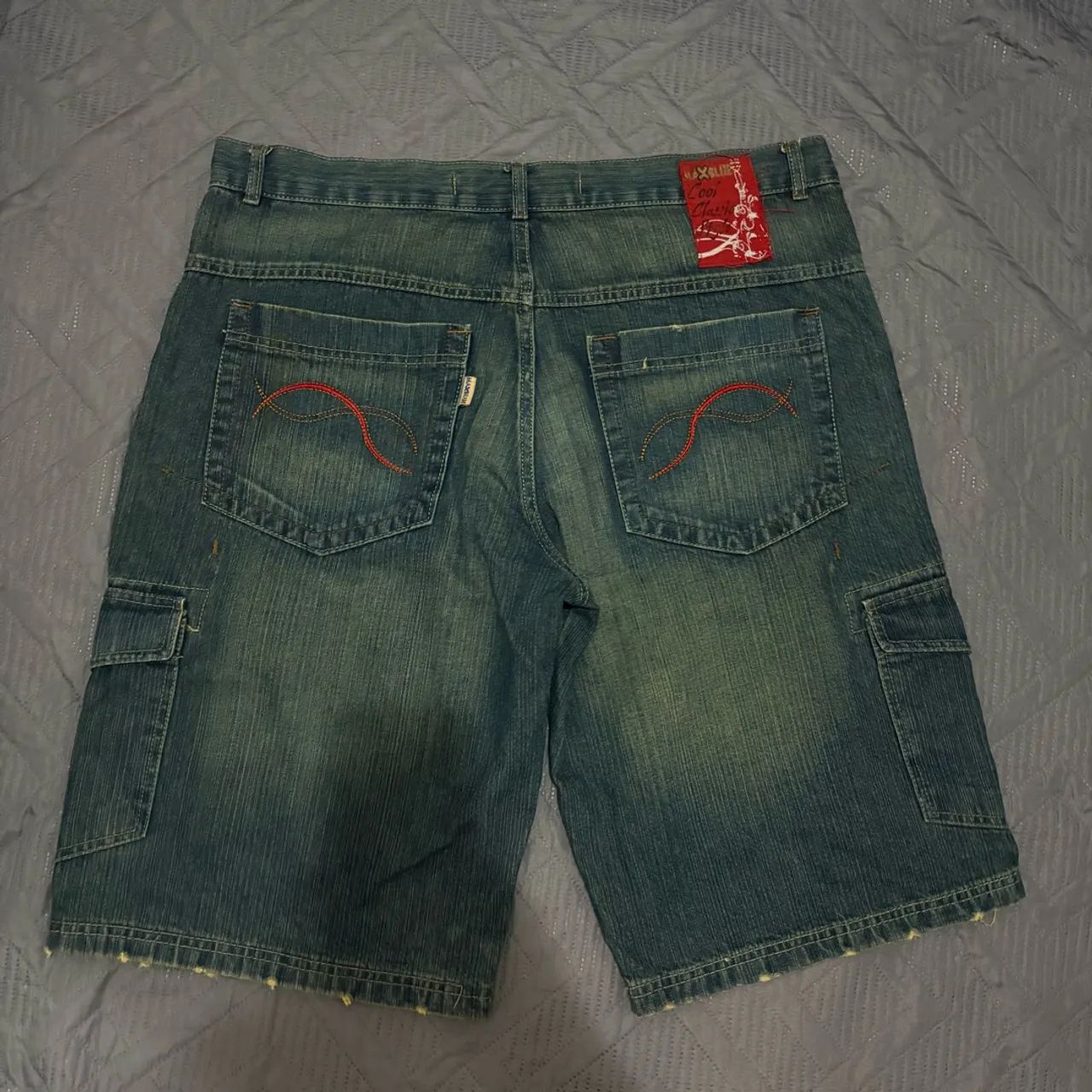 Bermuda cargo jeans tam 46 - Foto 2