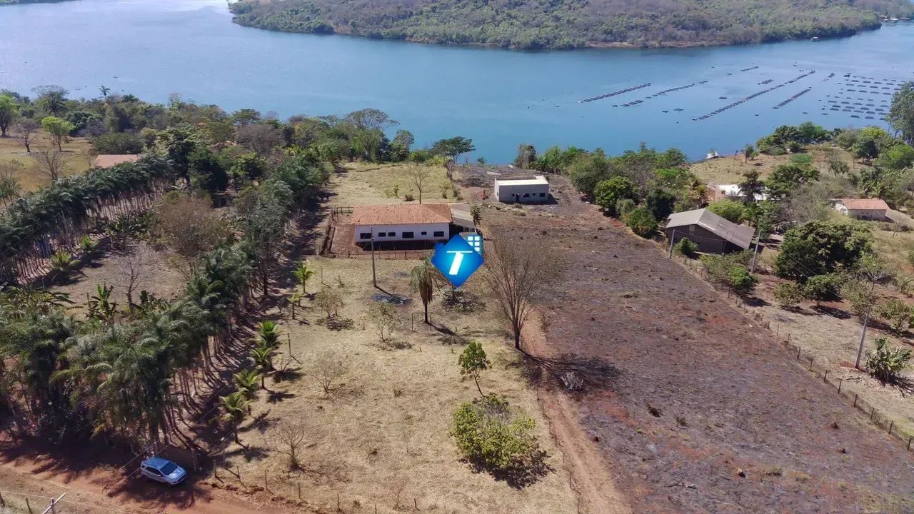 Rancho de Oportunidade Beira D'Água na represa de Miranda com 20.000 m2 - Uberlândia - MG