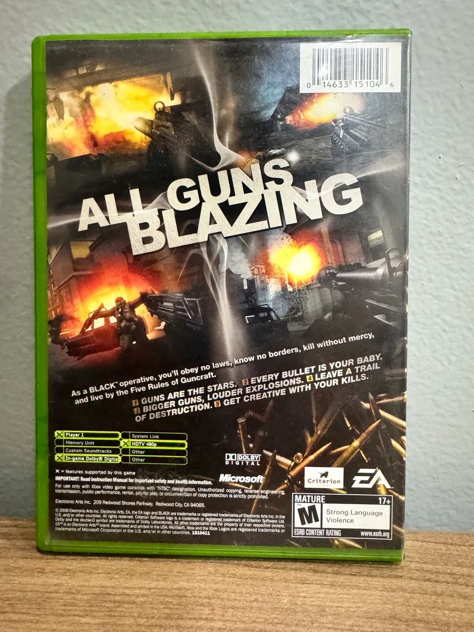 Black - Xbox Clássico - Foto 3