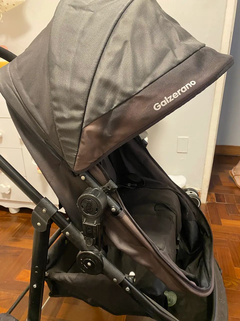 KIT CARRINHO GALZERANO OLYMPIS NEW + MOISÉS+ BASE+ BEBÊ CONFORTO - Foto 5