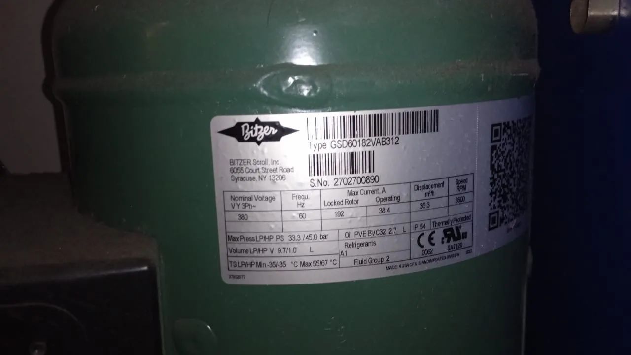 compressor scroll bitzer, para refrigeração  - Foto 2
