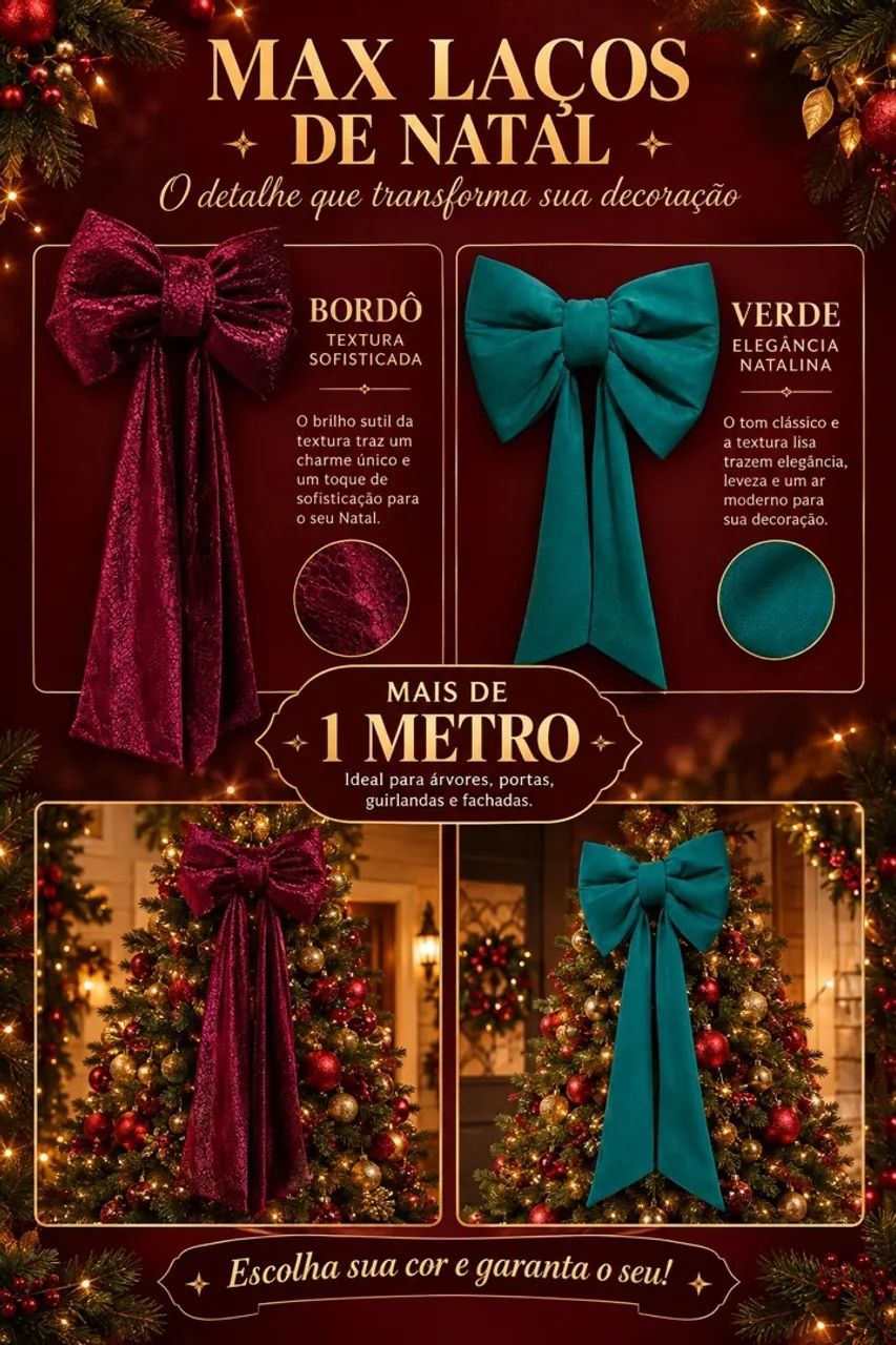 NATAL - Max Laços Natalino  - Foto 3
