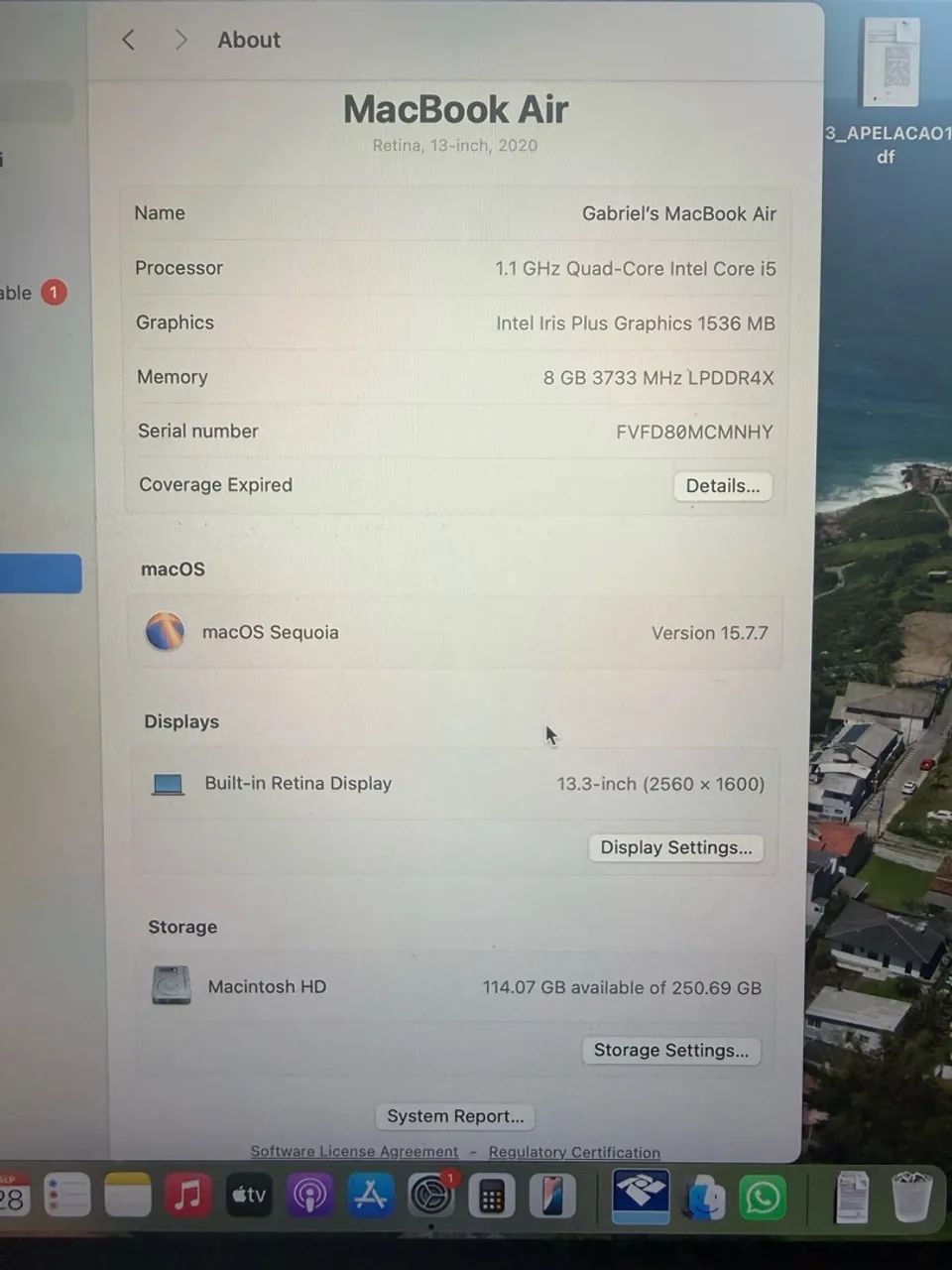 MacBook Air Retina 13 2020 - i5 Quad-Core / 8GB / SSD 256GB - Foto 5