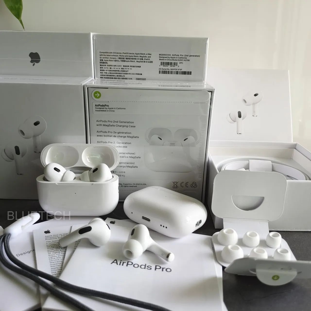 AirPods Pro 2 - Qualidade premium - Com cordinha de brinde - Fones