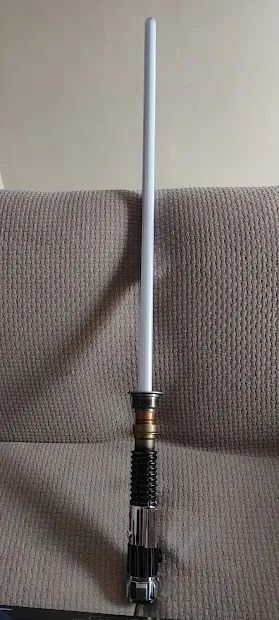 Sabre De Luz Eletrônico Black Series Fx Elite Obi-wan Kenobi - Foto 2