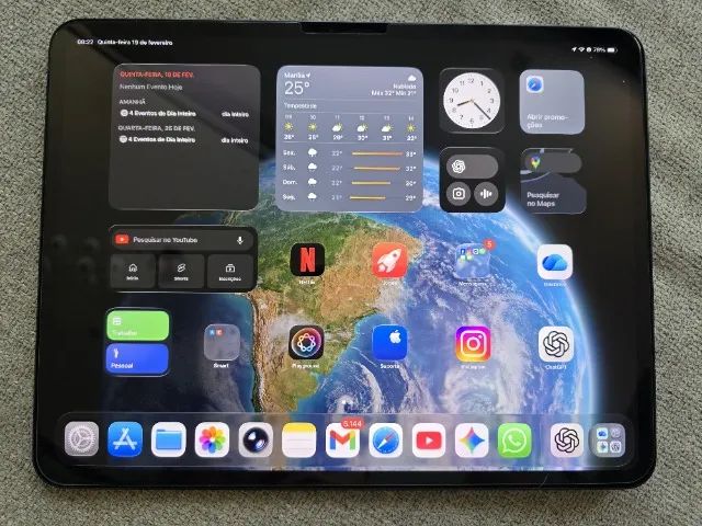 Apple iPad Pro M4 13 polegadas 1TB 16GB RAM Wifi + 5G 10x sem juros