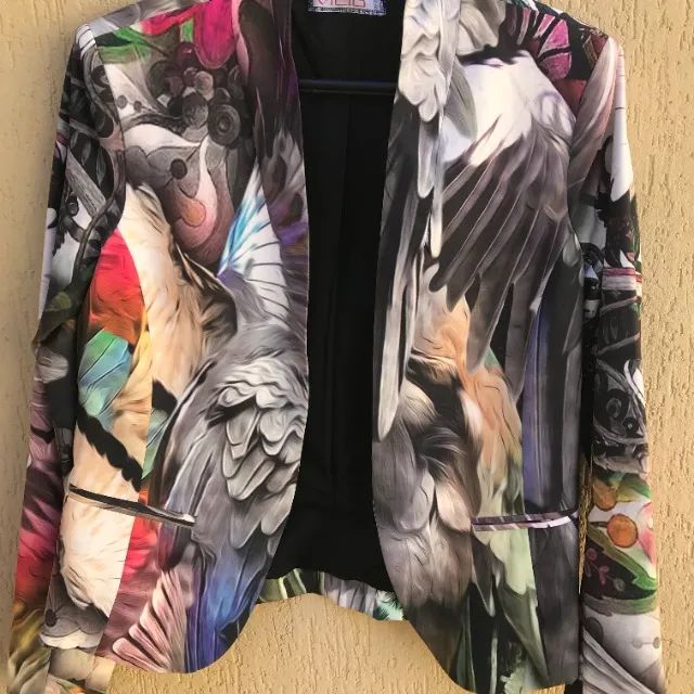 Blazer Com Estampa Geométrica Da Marca Vicio - Foto 2