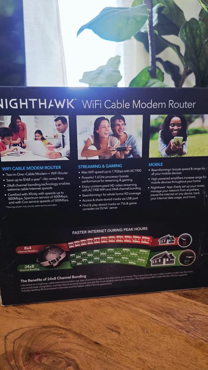 Modem e Roteador NetGear NighThawk AC1900 WiFi 5 - Foto 2