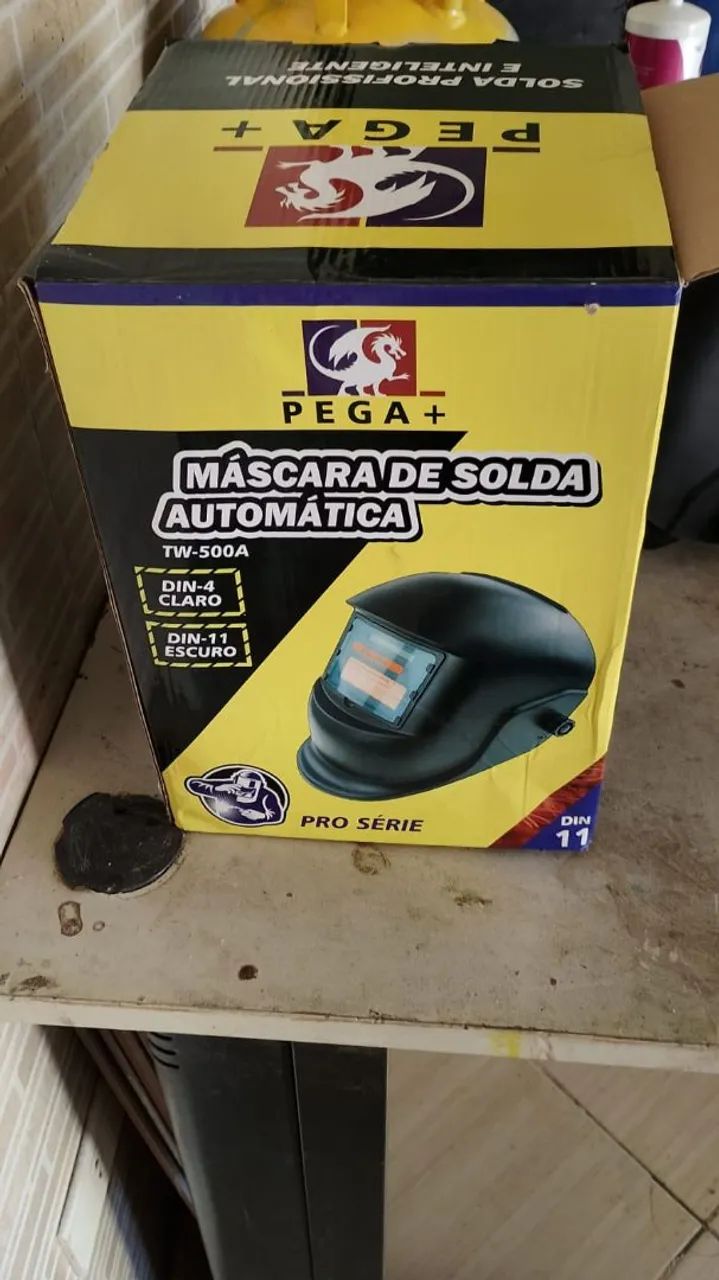 Máscara de solda automática pega + - Foto 3