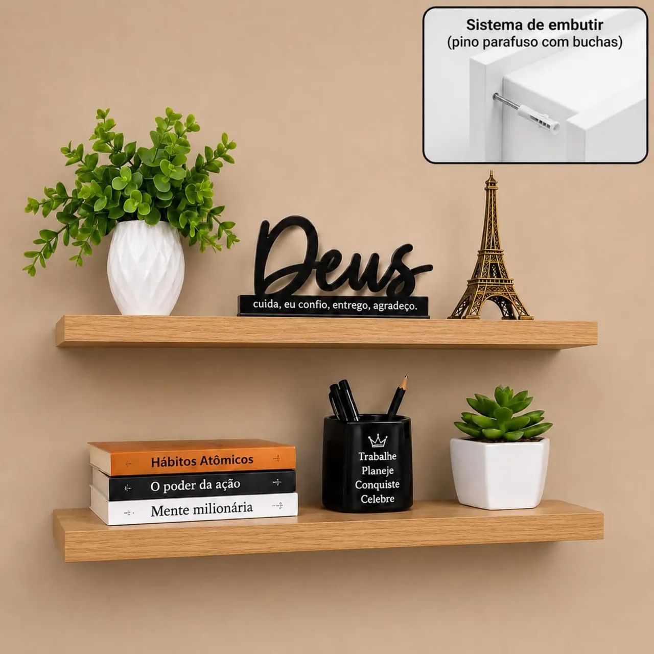 Kit 2 prateleiras em mdf  - Foto 3