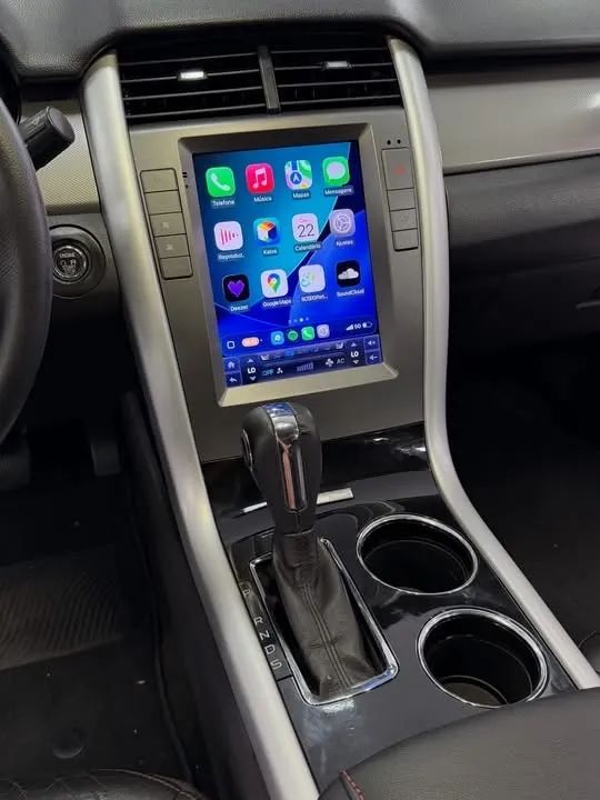 Central Multimídia Android Tesla Ford Edge 2010 a 2015  - Foto 2
